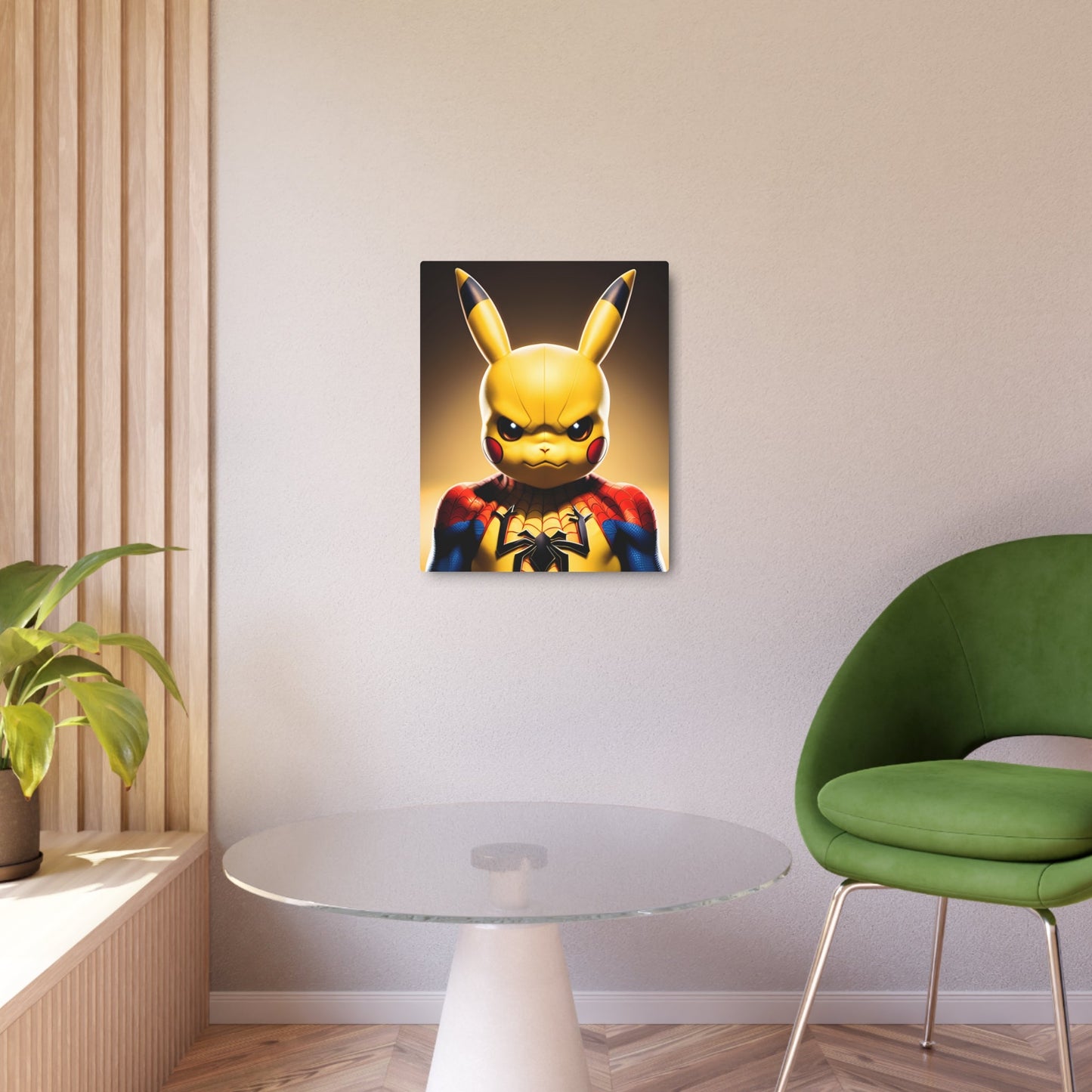 Spiderchu Metal Art Sign - Pokestalgia LLC