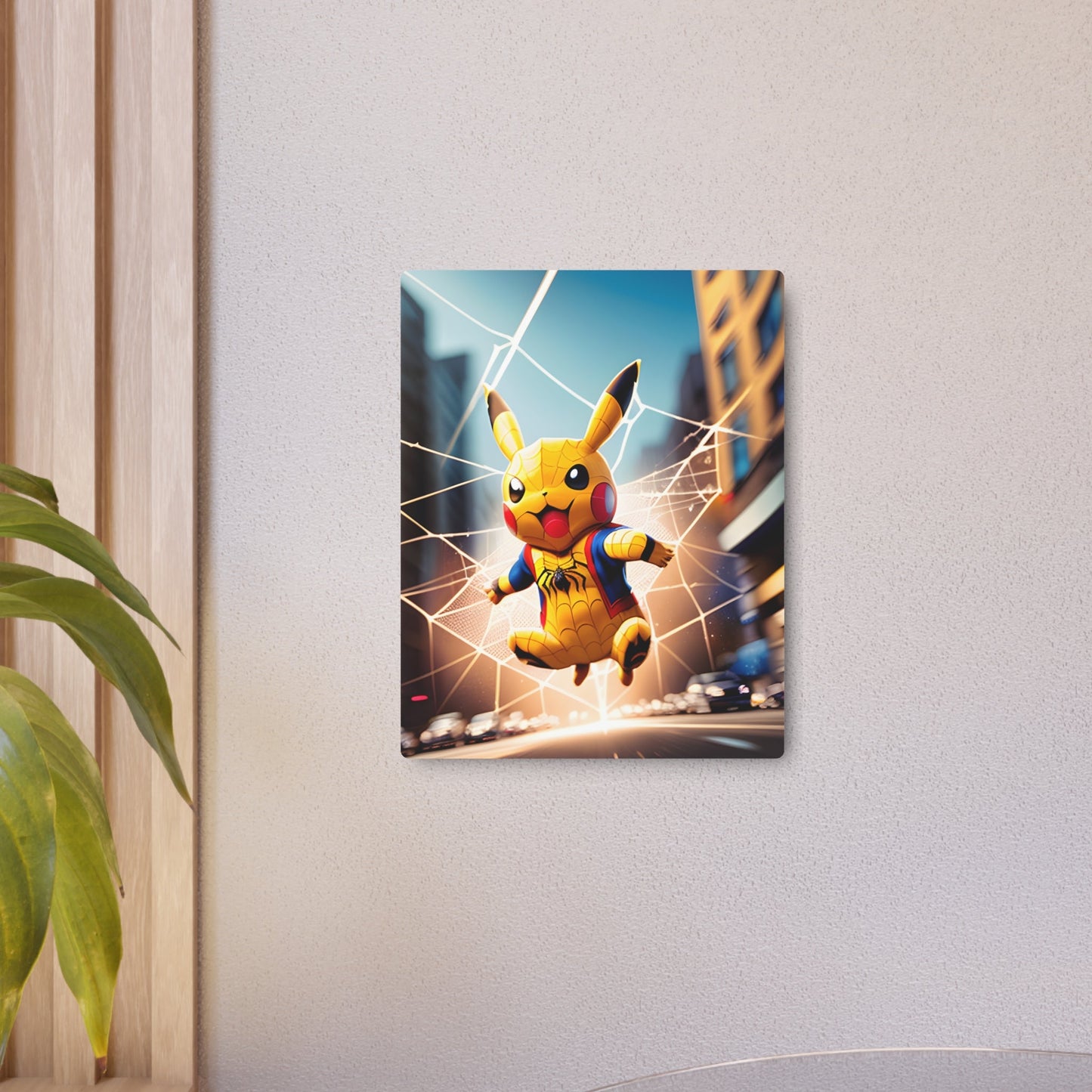 Spiderchu Metal Art Sign - Pokestalgia LLC