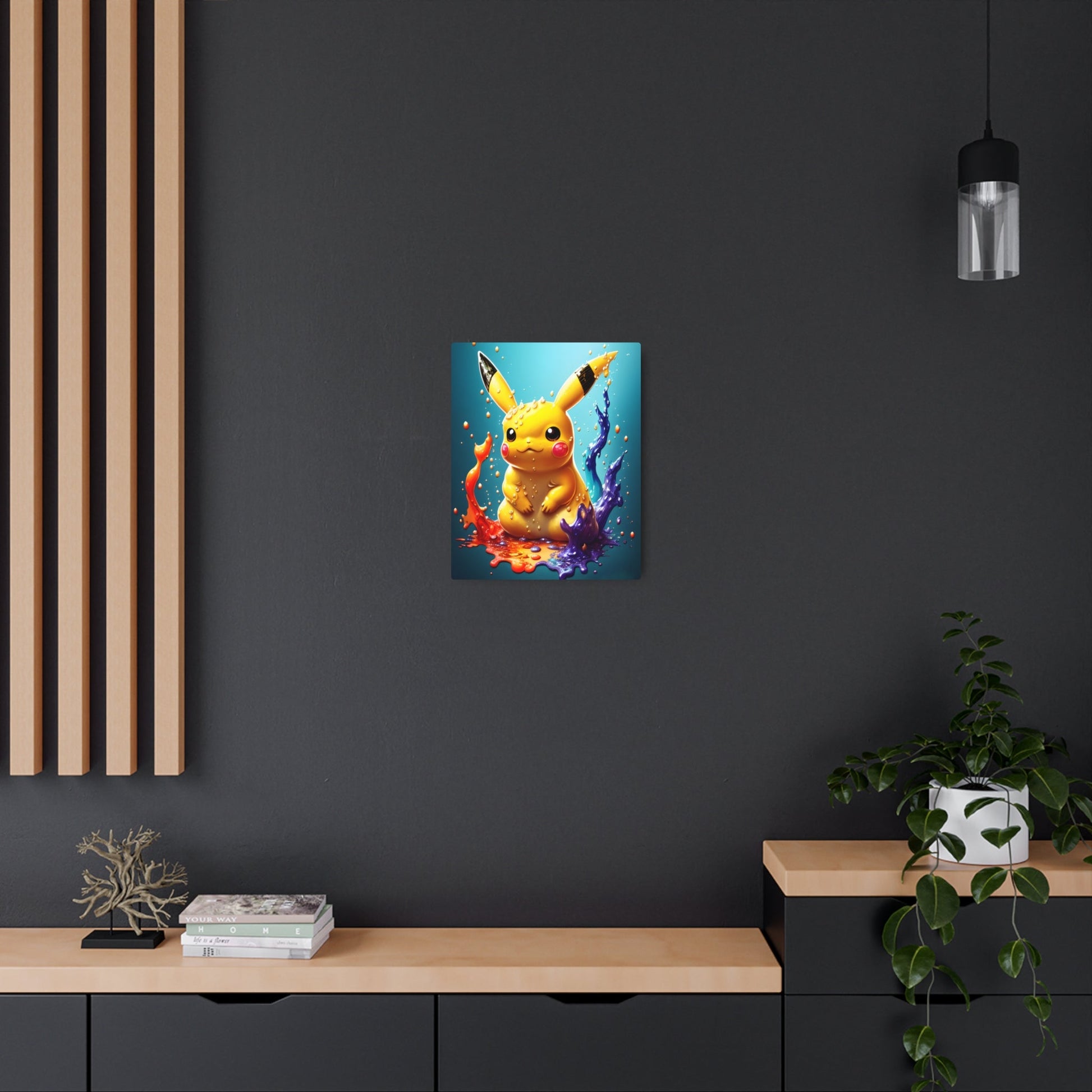 Splendorous Spatter Metal Art Sign - Pokestalgia LLC