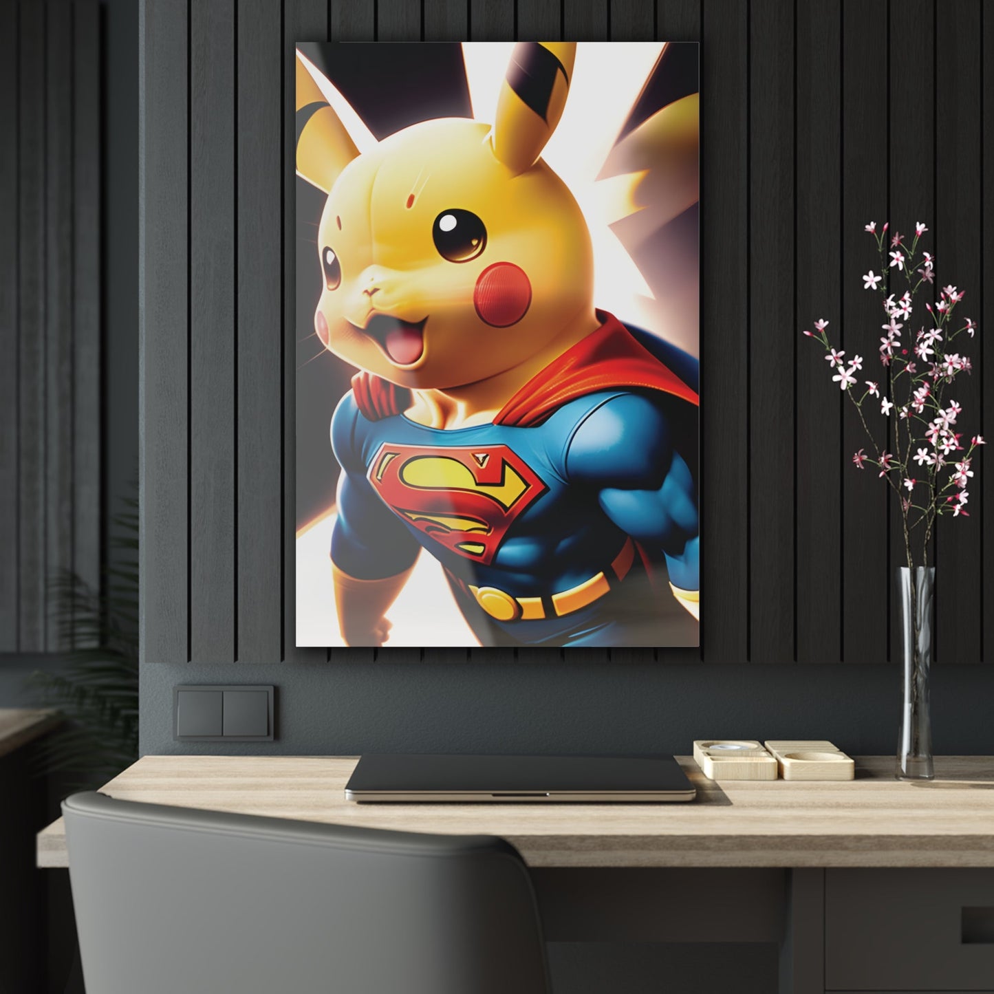 Superchu Acrylic Prints - Pokestalgia LLC