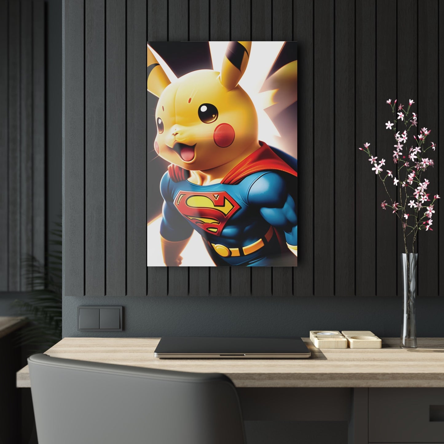 Superchu Acrylic Prints - Pokestalgia LLC