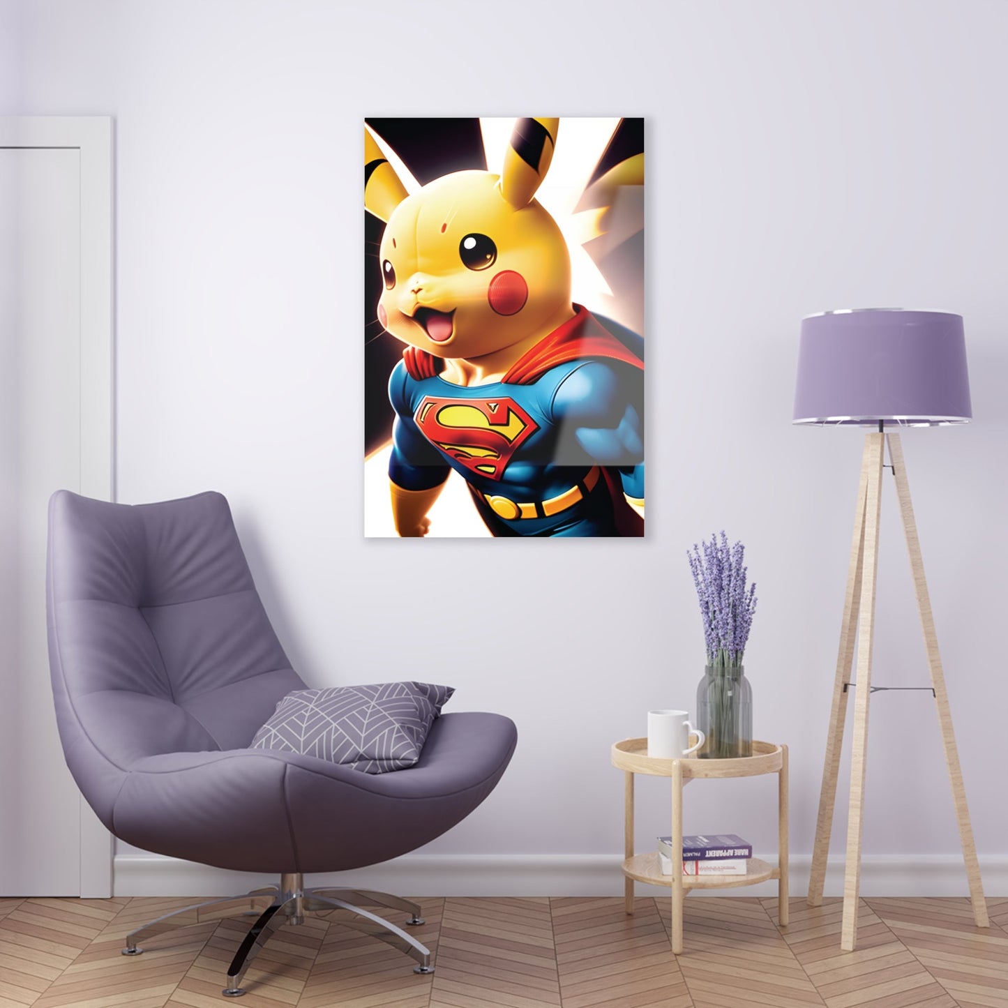 Superchu Acrylic Prints - Pokestalgia LLC