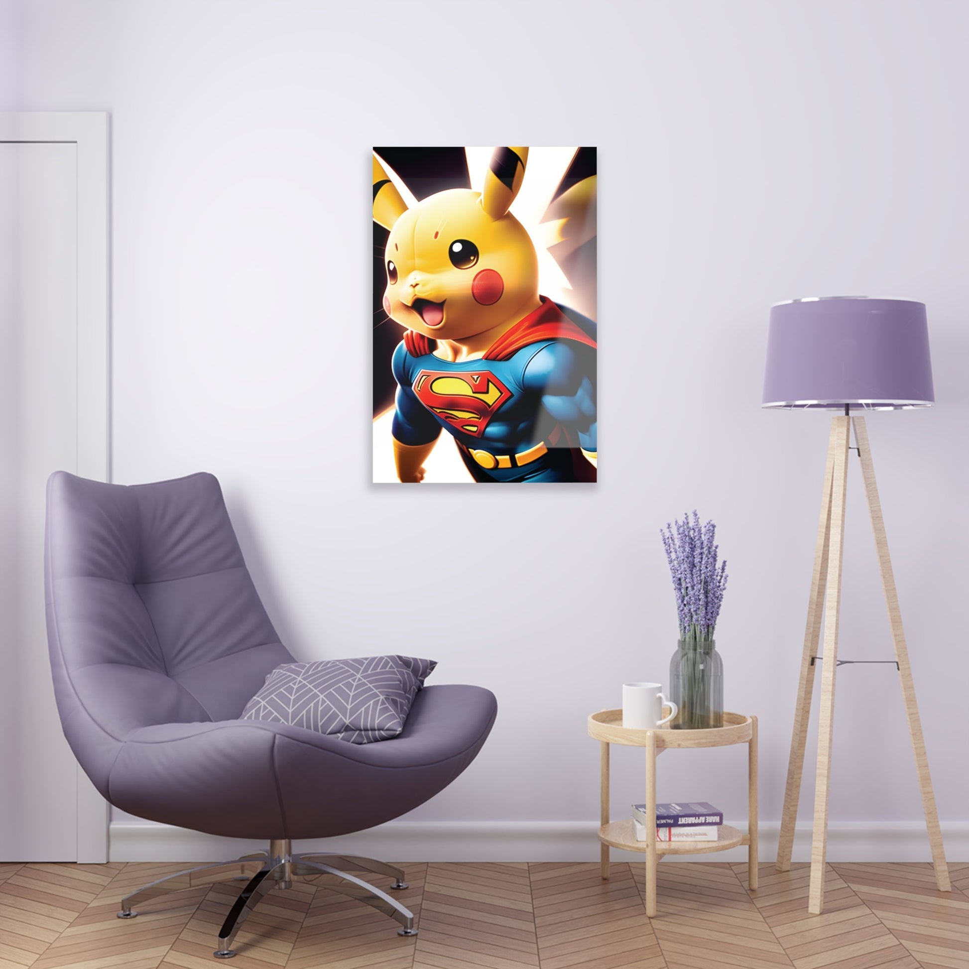 Superchu Acrylic Prints - Pokestalgia LLC