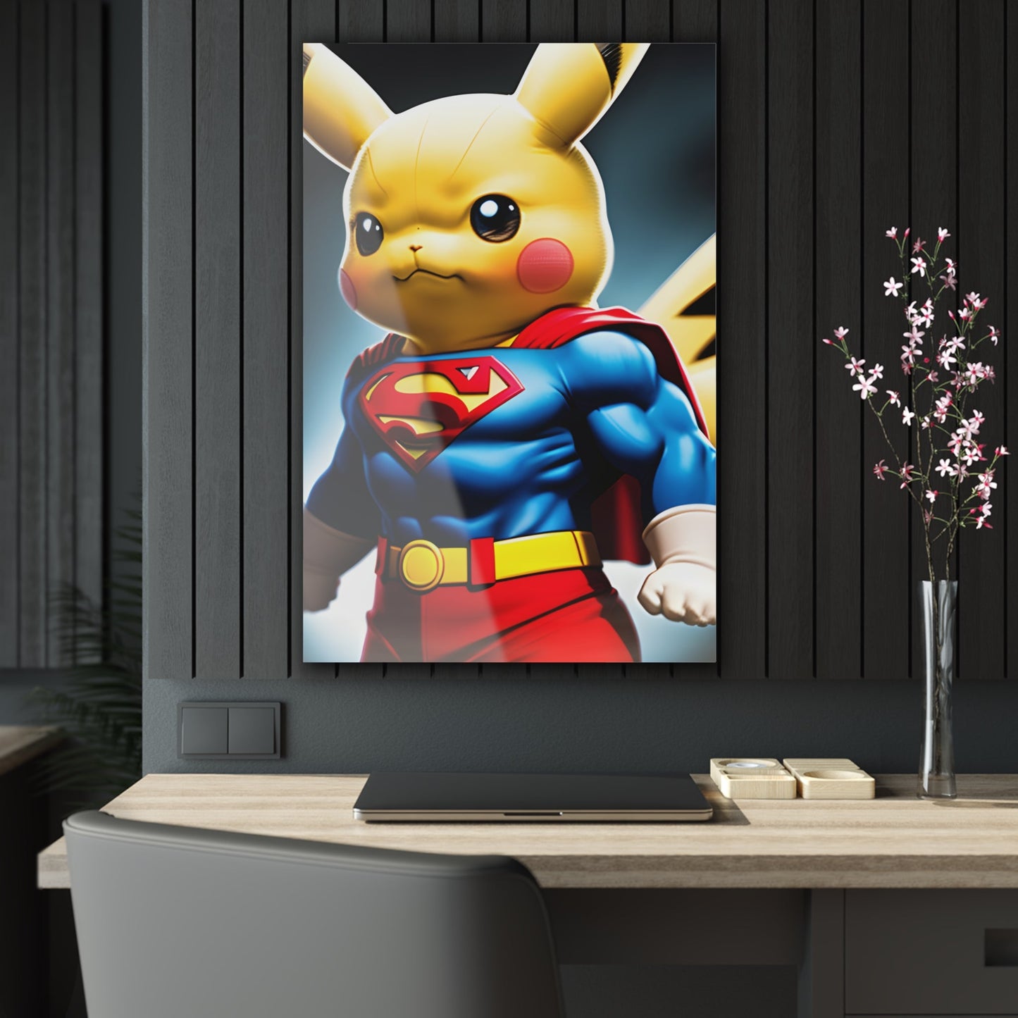 Superchu Acrylic Prints - Pokestalgia LLC