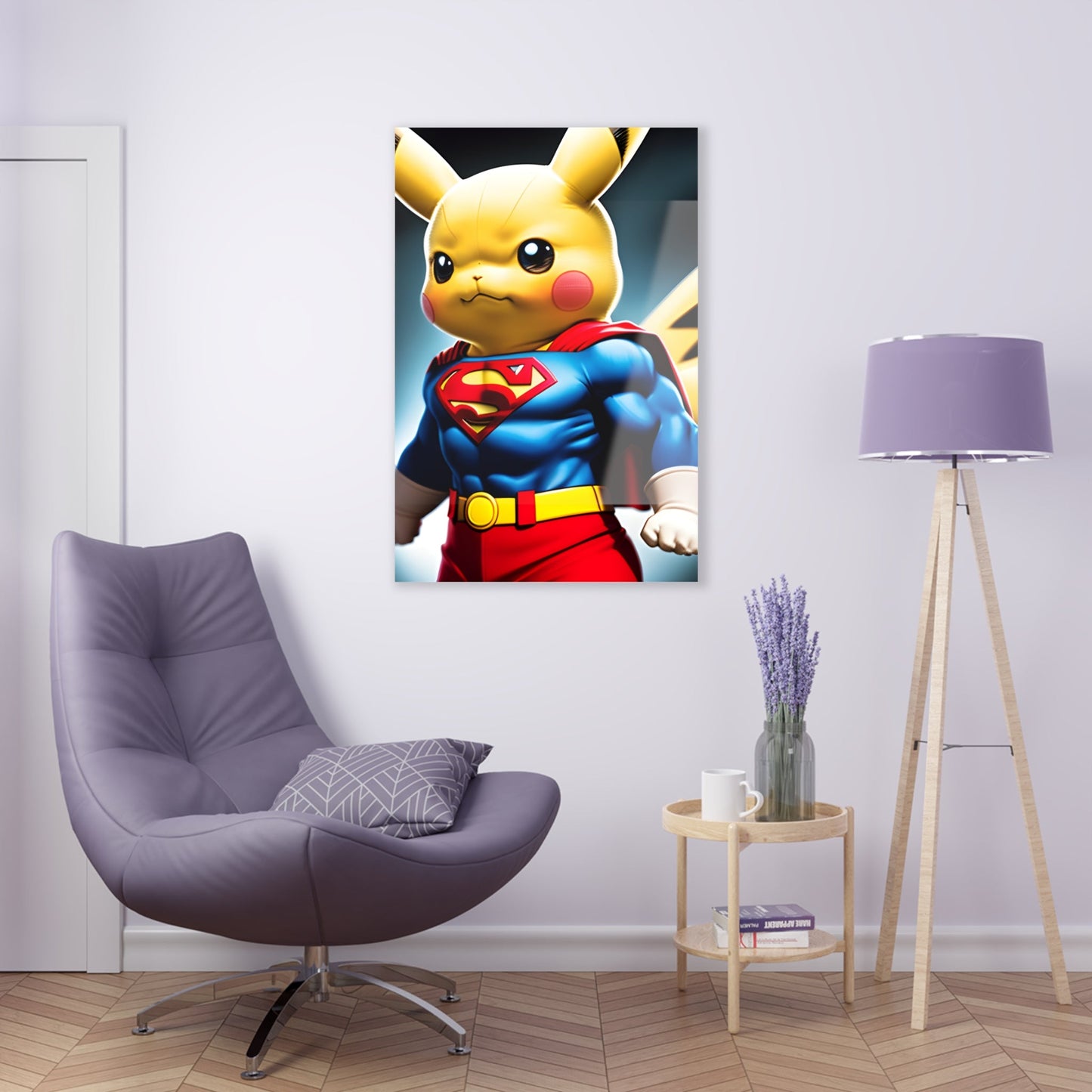 Superchu Acrylic Prints - Pokestalgia LLC