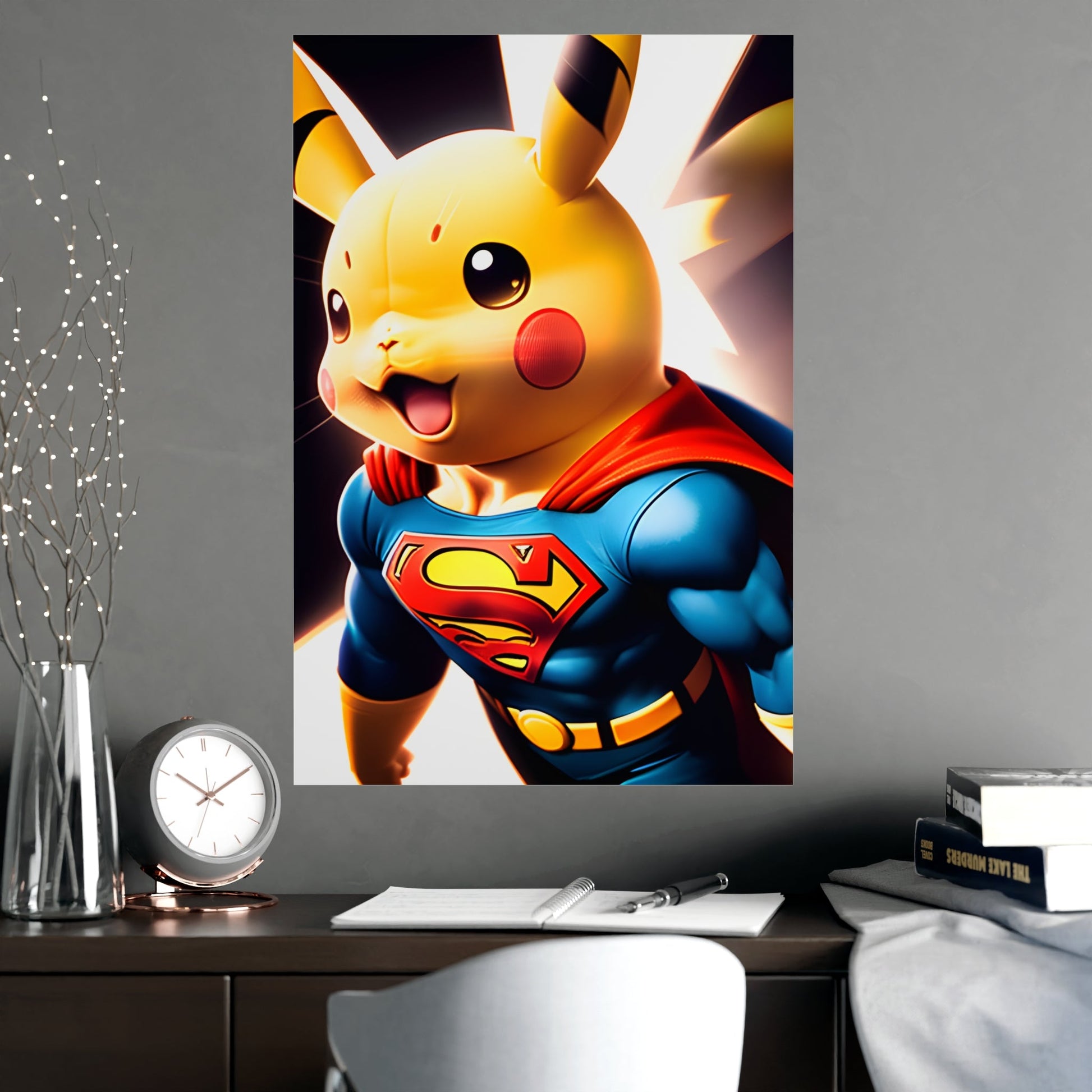 Superchu Matte Poster - Pokestalgia LLC