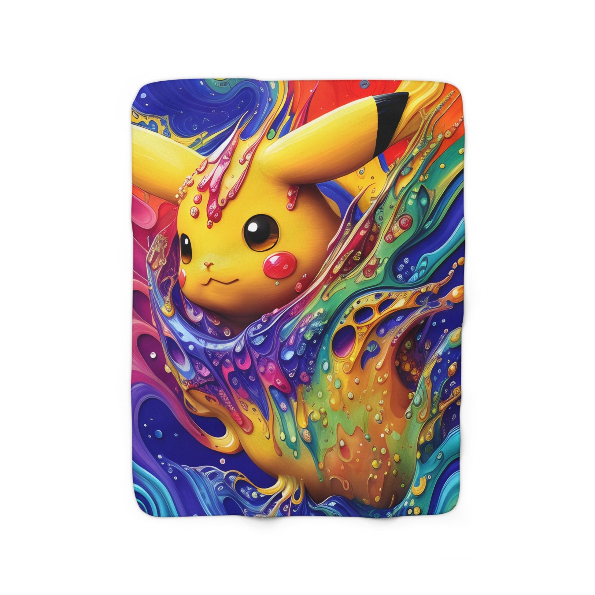 Torrential Swirlscapes Sherpa Fleece Blanket - Pokestalgia LLC