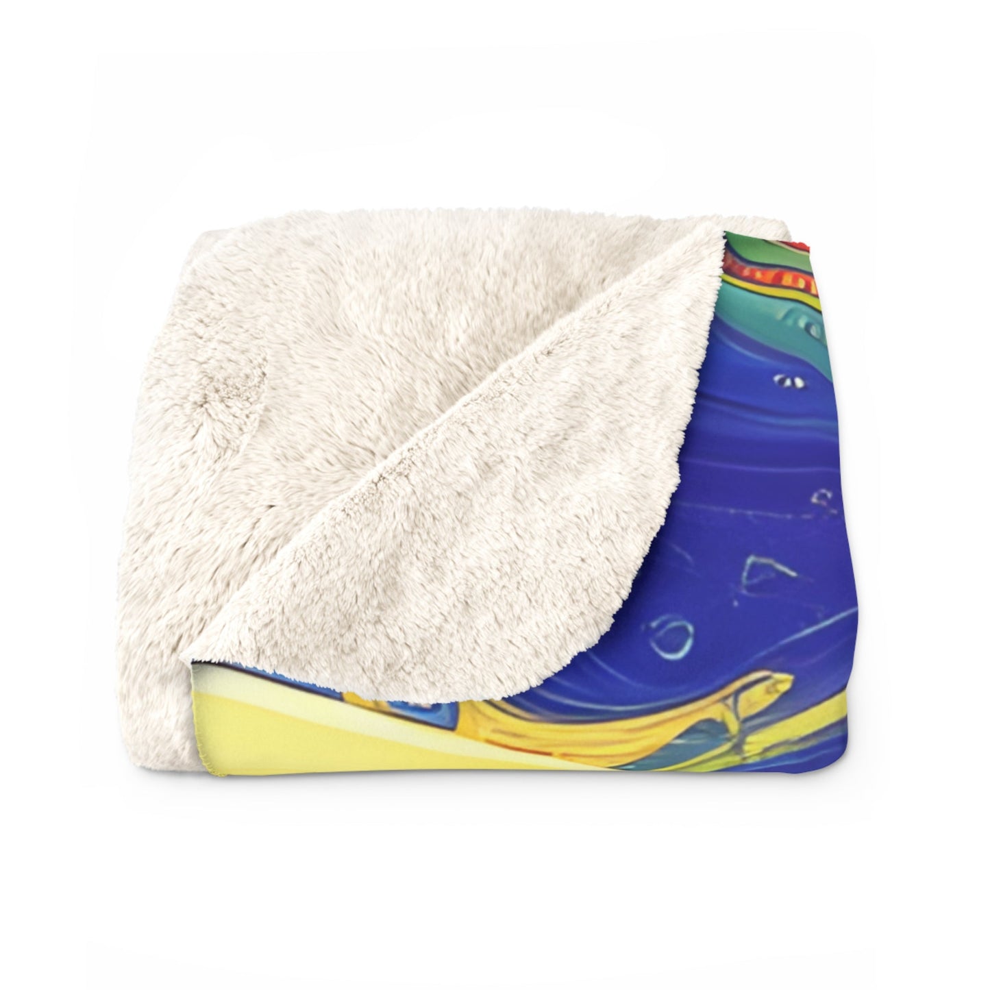 Torrential Swirlscapes Sherpa Fleece Blanket - Pokestalgia LLC