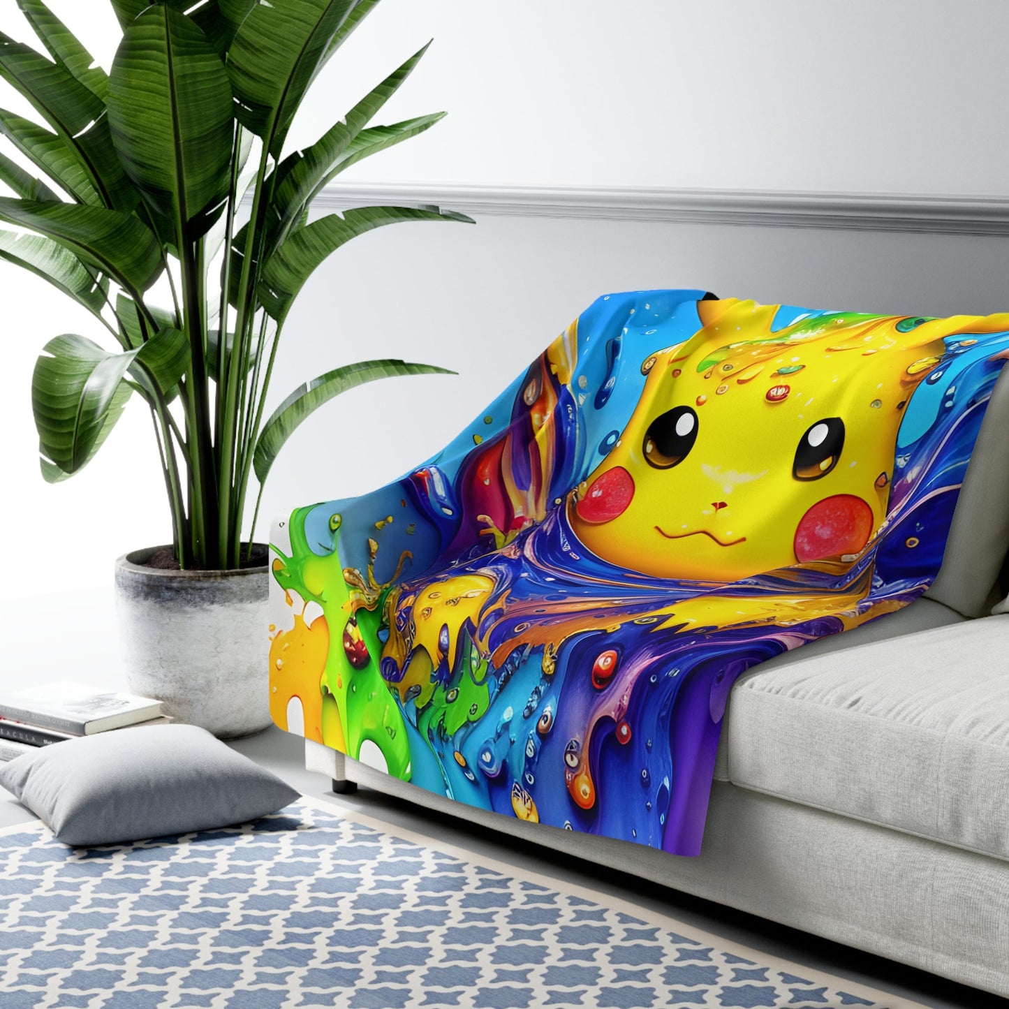 Wave's Whispers Sherpa Fleece Blanket - Pokestalgia LLC