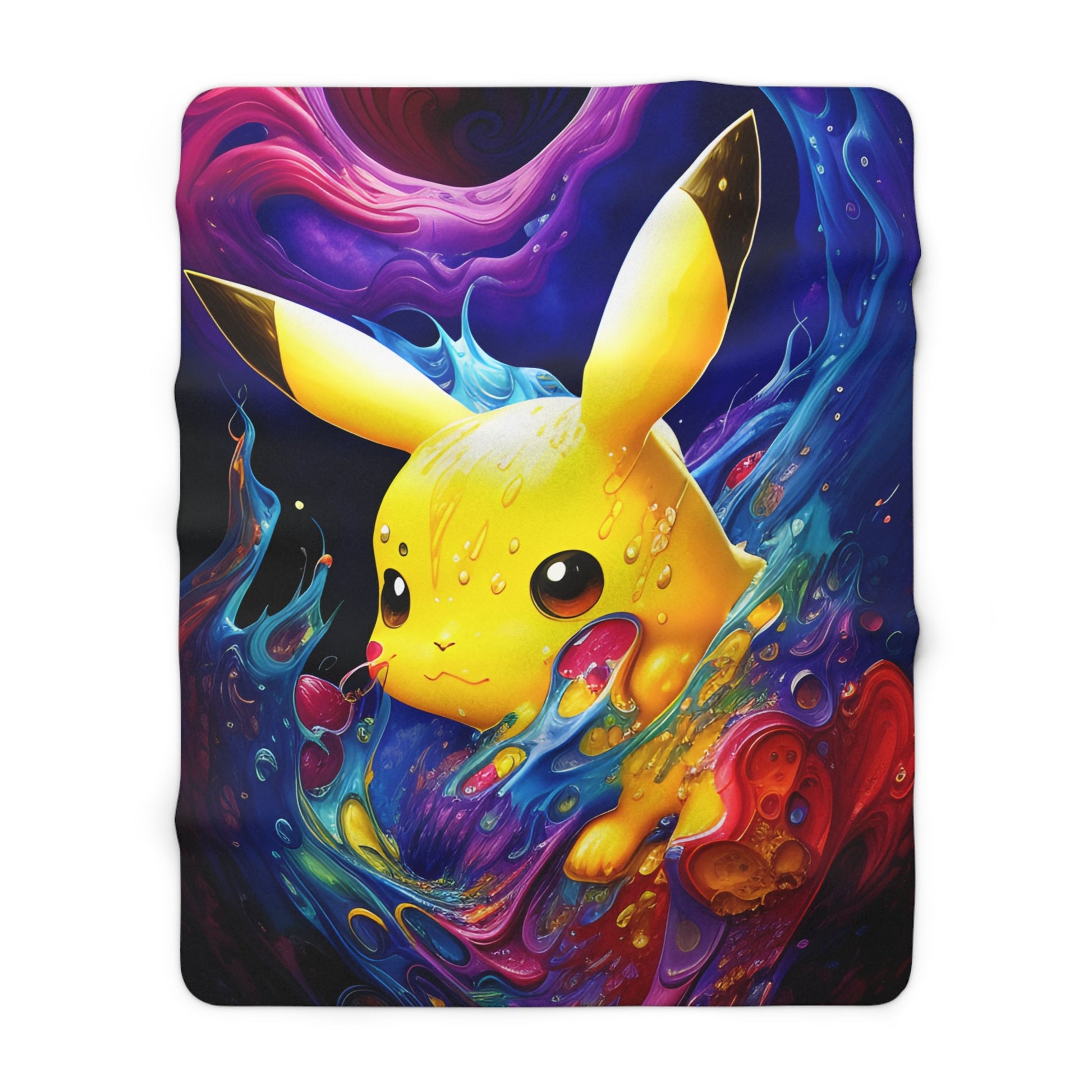 Wetland's Wonder Sherpa Fleece Blanket - Pokestalgia LLC