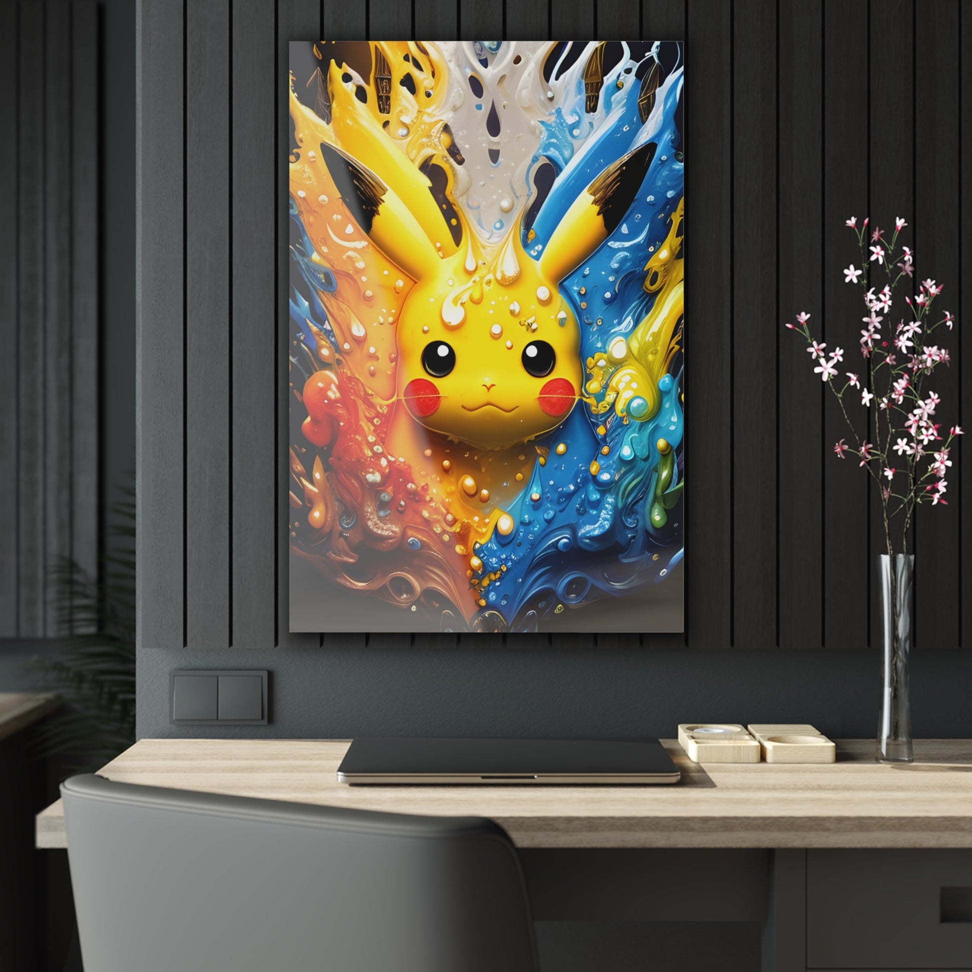 Whirling Waters Acrylic Prints - Pokestalgia LLC